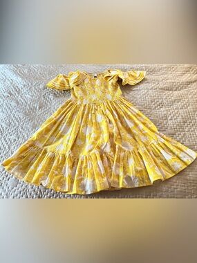 Mille Resort&Travel Yellow Floral Dress